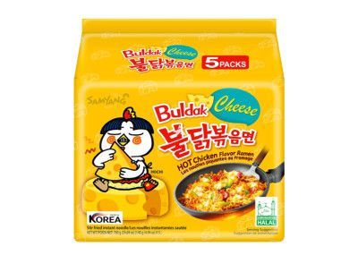 Samyang Buldak Cheese Hot Chicken Flavor Ramen (5 Pack)