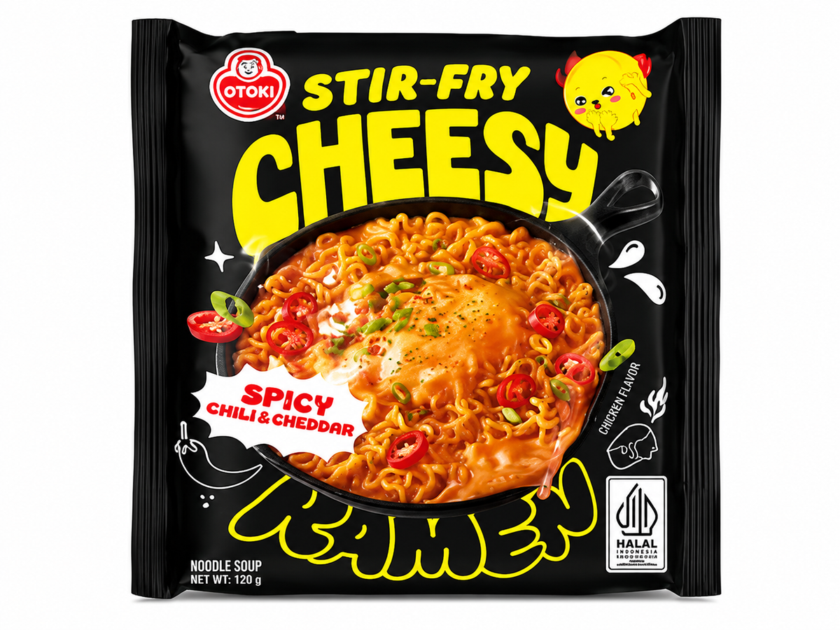 OTOKI Stir-Fry Cheesy Spicy Chili & Cheddar Ramen